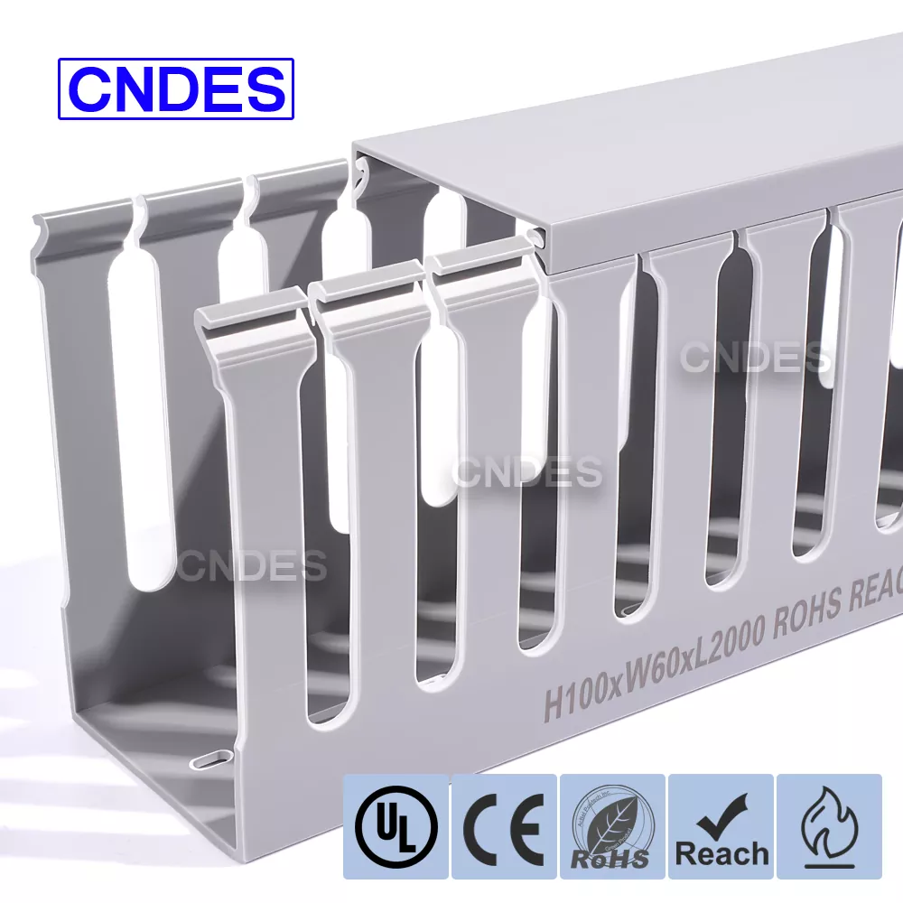 ఎలక్ట్రికల్ ప్యానెల్‌ల కోసం 100×60 PVC డక్ట్