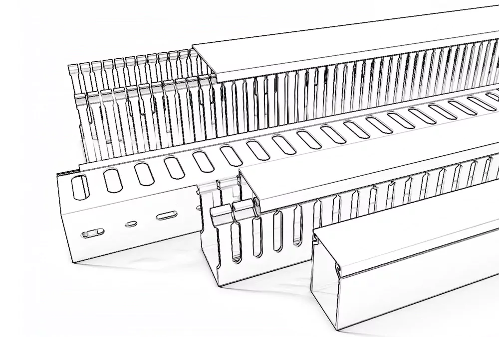 అనుకూల PVC వైరింగ్ నాళాలు