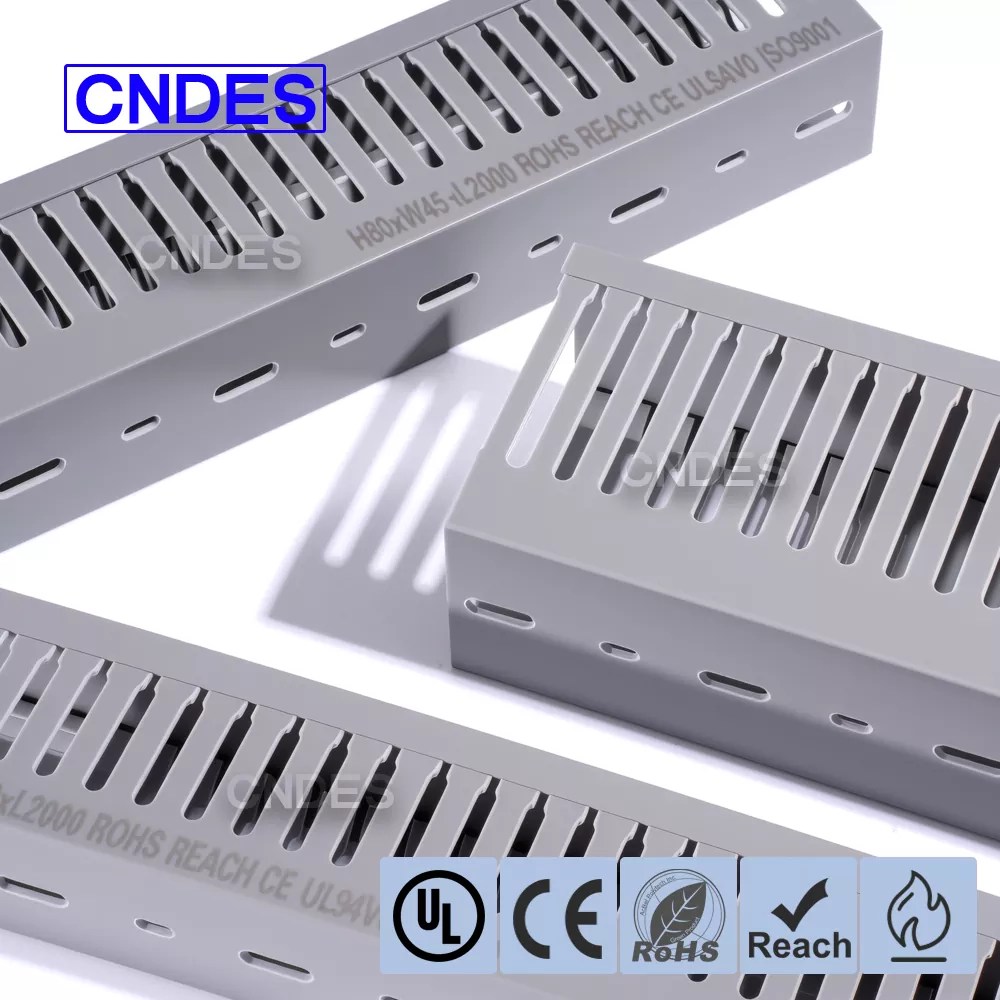 PVC ఇరుకైన స్లాట్ కేబుల్ వైరింగ్ డక్ట్